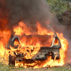 torching car for auto insurance